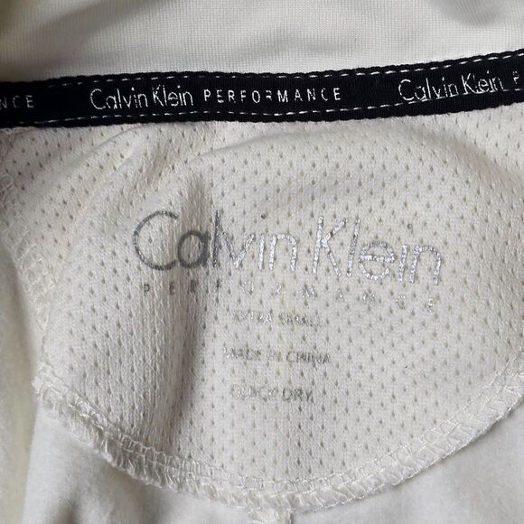 Calvin Klein Performance Jacket Women's XS‎ Ivory Quick Dry Fitness Jacket - Picture 5 of 11
